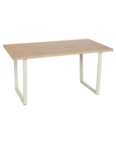 MESA COMEDOR NATURAL-CREMA DM-METAL 150 X 90 X 75 CM | Mesas |    MATERIAL DM-METAL  TEMPORADA CATÁLOGO  COLOR NATURAL-CREMA ...