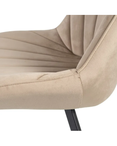 SILLA TERCIOPELO TAUPE SALÓN 51 X 55 X 82 CM | Sillas y Taburetes |    MODELO TERCIOPELO  TEMPORADA PROMO  COLOR TAUPE  PIEZA...