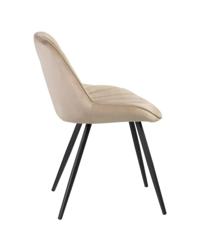 SILLA TERCIOPELO TAUPE SALÓN 51 X 55 X 82 CM | Sillas y Taburetes |    MODELO TERCIOPELO  TEMPORADA PROMO  COLOR TAUPE  PIEZA...