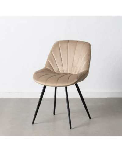 SILLA TERCIOPELO TAUPE SALÓN 51 X 55 X 82 CM | Sillas y Taburetes |    MODELO TERCIOPELO  TEMPORADA PROMO  COLOR TAUPE  PIEZA...