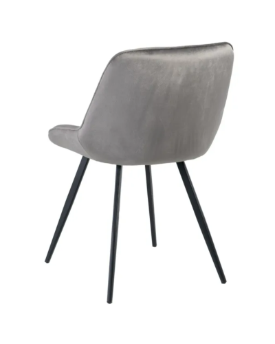 SILLA TERCIOPELO GRIS SALÓN 51 X 55 X 82 CM | Sillas y Taburetes |    MODELO TERCIOPELO  TEMPORADA PROMO  COLOR GRIS  PIEZA S...