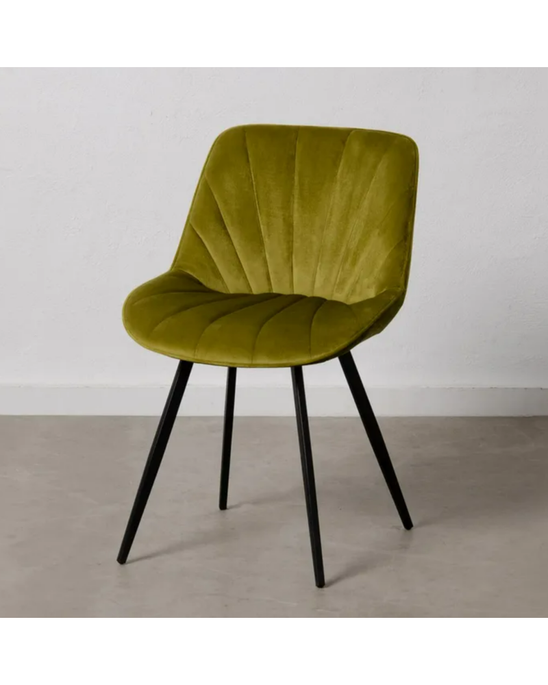 SILLA TERCIOPELO VERDE SALÓN 51 X 55 X 82 CM | Sillas y Taburetes |    MODELO TERCIOPELO  TEMPORADA PROMO  COLOR VERDE  PIEZA...