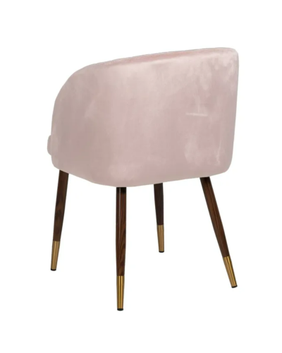 SILLA TERCIOPELO ROSA TEJIDO-METAL SALÓN 54 X 51 X 79,50 CM | Sillas y Taburetes |    MATERIAL TEJIDO-METAL  MODELO TERCIOPEL...
