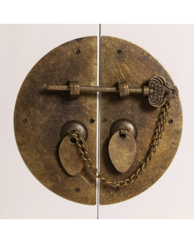 CONSOLA 4 PUERTAS Y 3 CAJONES BLANCO 95 X 26 X 90 CM | Consolas |    MATERIAL MADERA  MODELO 4 PUERTAS Y 3 CAJONES  COLECCION...