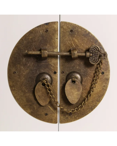 CONSOLA 2 PUERTAS Y 6 CAJONES BLANCO 63 X 26 X 80 CM | Consolas |    MATERIAL MADERA  MODELO 2 PUERTAS Y 6 CAJONES  COLECCION...