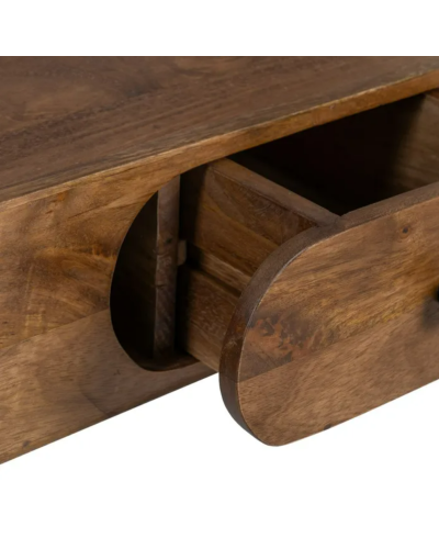 MUEBLE TV NATURAL-NEGRO MADERA-HIERRO 118 X 36 X 55 CM | Mueble TV |    MATERIAL MADERA-HIERRO  TEMPORADA CATÁLOGO  COLOR NAT...