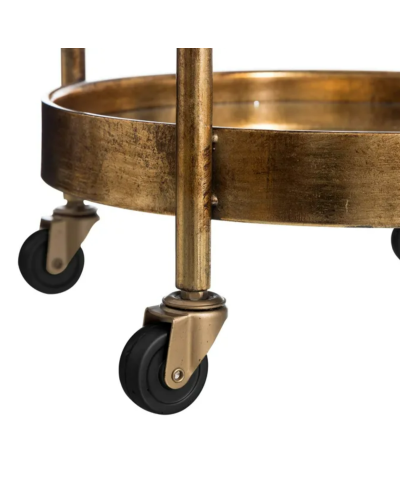 CAMARERA ORO METAL-ESPEJO DECORACIÓN 50,50 X 40 X 74,50 CM | Camareras |    MATERIAL METAL-ESPEJO  TEMPORADA CATÁLOGO  COLOR ...