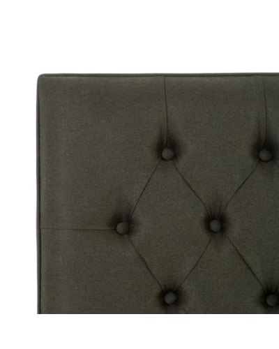 CABECERO VERDE OSCURO LINO DORMITORIO 109 X 10,50 X 125 CM | Cabeceros |    MATERIAL LINO  TEMPORADA PROMO  COLOR VERDE OSCUR...