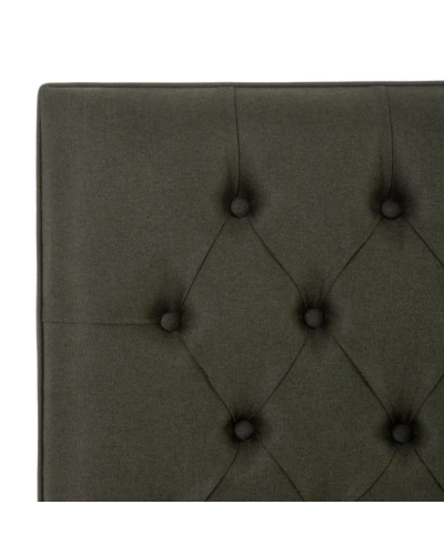 CABECERO VERDE OSCURO LINO DORMITORIO 155 X 10,50 X 125 CM | Cabeceros |    MATERIAL LINO  TEMPORADA PROMO  COLOR VERDE OSCUR...