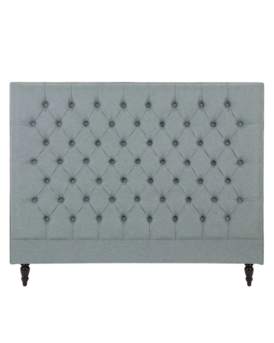 CABECERO AZUL HIELO LINO DORMITORIO 155 X 10,50 X 125 CM | Cabeceros |    MATERIAL LINO  TEMPORADA PROMO  COLOR AZUL HIELO  P...