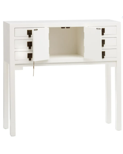 CONSOLA BLANCO DM-MADERA ORIENTAL 95 X 26 X 91 CM | Consolas |   MATERIAL DM-MADERA  COLECCION NEW ORIENTAL  TEMPORADA PROMO ...