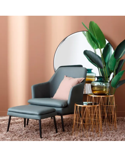 ESPEJO NEGRO ALUMINIO-CRISTAL 100 X 4 X 100 CM | Espejos |    MATERIAL ALUMINIO-CRISTAL  TEMPORADA CATÁLOGO  COLOR NEGRO  PIE...