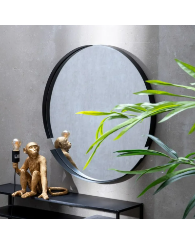 ESPEJO NEGRO METAL DECORACIÓN 75,50 X 5 X 75,50 CM | Espejos |    MATERIAL METAL  TEMPORADA PROMO  COLOR NEGRO  PIEZA ESPEJO ...