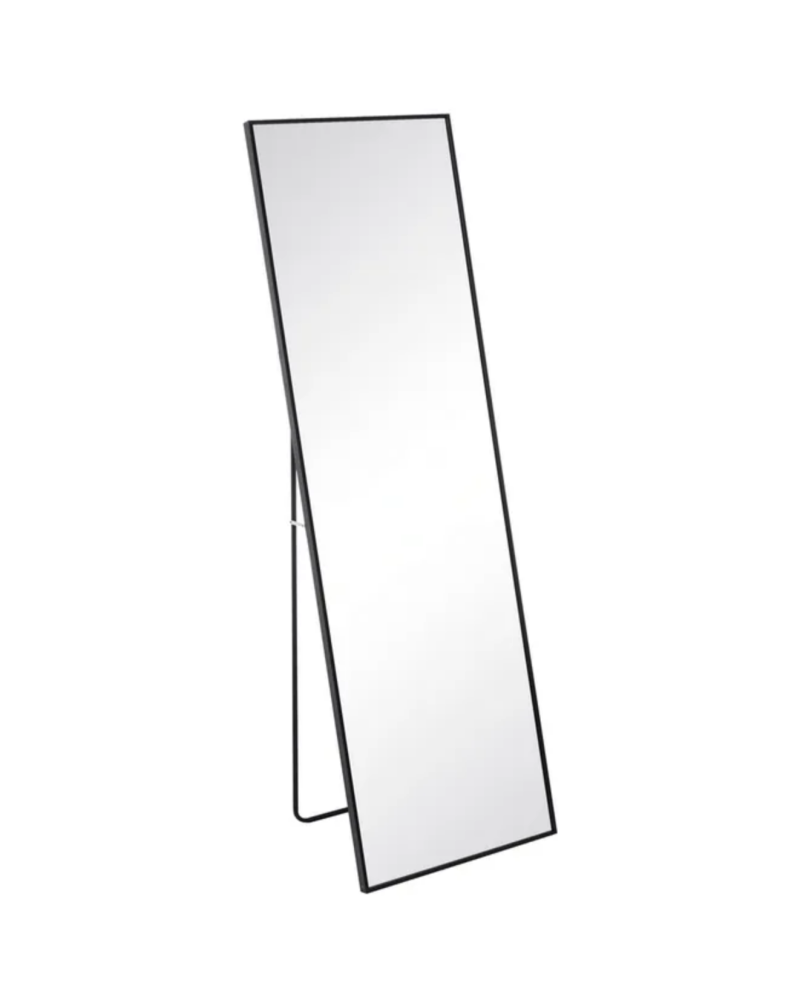 ESPEJO NEGRO ALUMINIO-CRISTAL 50 X 2,50 X 160 CM | Espejos |    MATERIAL ALUMINIO-CRISTAL  TEMPORADA CATÁLOGO  COLOR NEGRO  P...