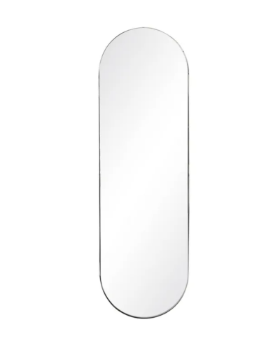 ESPEJO VESTIDOR NEGRO METAL DECORACIÓN 40 X 2 X 130 CM | Espejos |