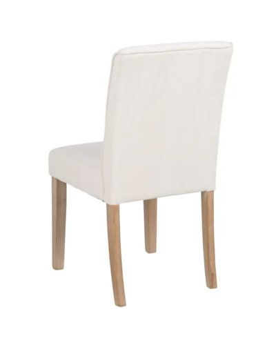 SILLA "CAPITONÉ" CREMA TEJIDO-MADERA 47 X 52 X 90 CM | Sillas y Taburetes |    MATERIAL TEJIDO-MADERA  MODELO "CAPITONÉ"  TEM...