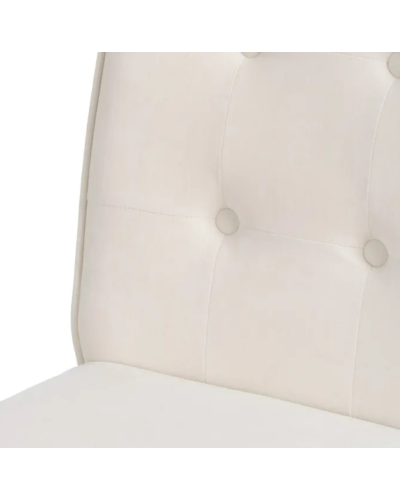 SILLA "CAPITONÉ" CREMA TEJIDO-MADERA 47 X 52 X 90 CM | Sillas y Taburetes |    MATERIAL TEJIDO-MADERA  MODELO "CAPITONÉ"  TEM...