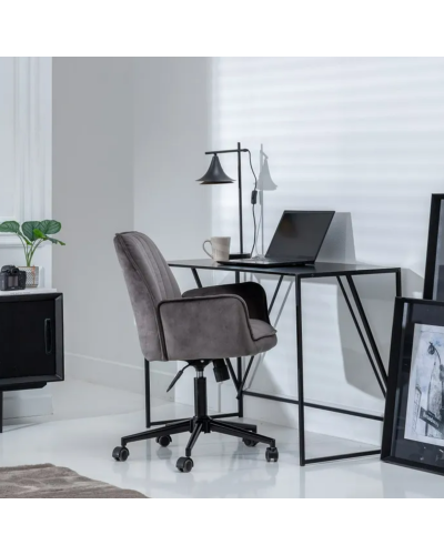 SILLA RUEDAS GRIS TERCIOPELO 60 X 60,50 X 82 CM | Sillas y Taburetes |    MATERIAL TERCIOPELO  MODELO RUEDAS  TEMPORADA PROMO...