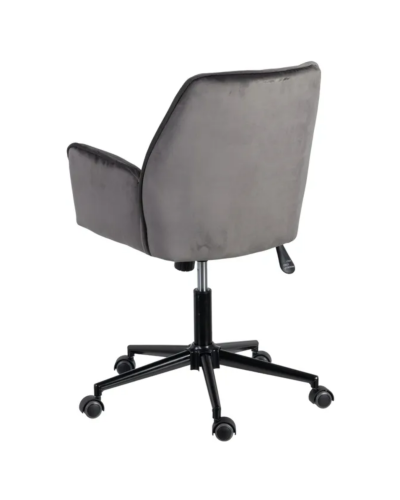 SILLA RUEDAS GRIS TERCIOPELO 60 X 60,50 X 82 CM | Sillas y Taburetes |    MATERIAL TERCIOPELO  MODELO RUEDAS  TEMPORADA PROMO...