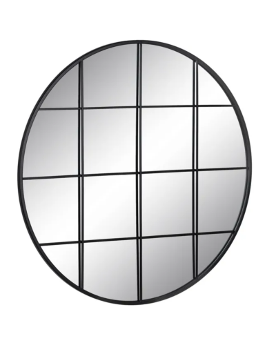 ESPEJO VENTANA NEGRO METAL-CRISTAL 80 X 1,50 X 80 CM | Espejos |    MATERIAL METAL-CRISTAL  MODELO VENTANA  TEMPORADA CATÁLOG...