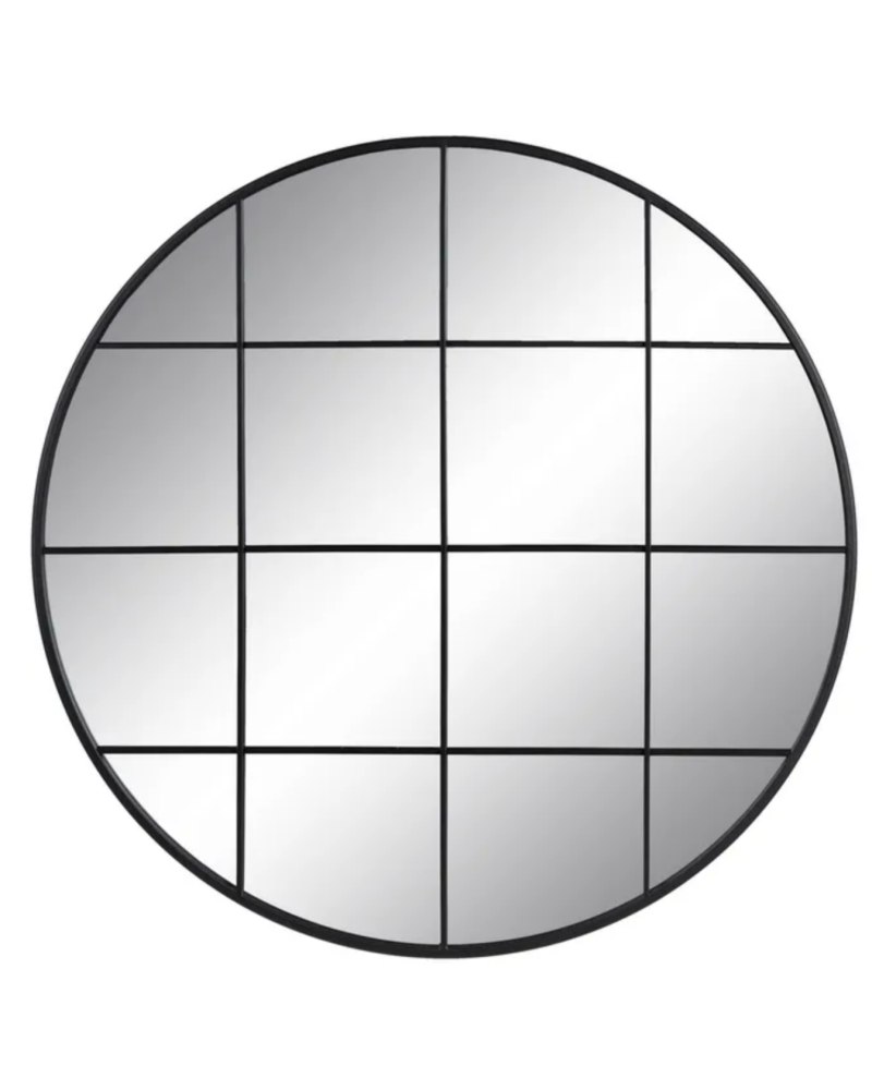 ESPEJO VENTANA NEGRO METAL-CRISTAL 80 X 1,50 X 80 CM | Espejos |    MATERIAL METAL-CRISTAL  MODELO VENTANA  TEMPORADA CATÁLOG...