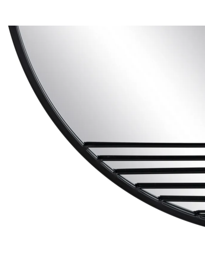 ESPEJO NEGRO METAL-CRISTAL DECORACIÓN 70 X 1,50 X 70 CM | Espejos |    MATERIAL METAL-CRISTAL  TEMPORADA CATÁLOGO  COLOR NEGR...