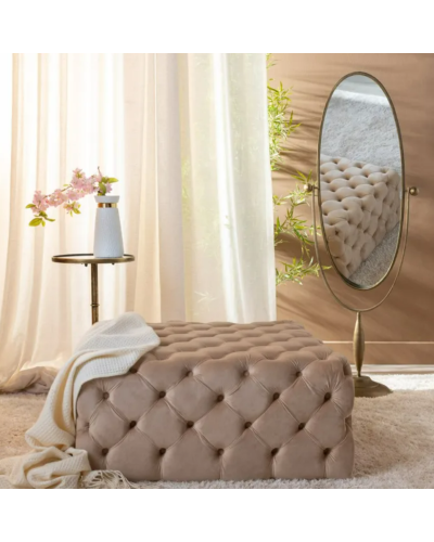 ESPEJO VESTIDOR ORO VIEJO METAL-CRISTAL 55 X 33 X 152 CM | Espejos |    MATERIAL METAL-CRISTAL  TEMPORADA CATÁLOGO  COLOR ORO...