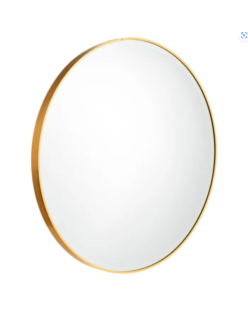 ESPEJO ORO ALUMINIO-CRISTAL DECORACIÓN 100 X 4 X 100 CM | Espejos |    MATERIAL ALUMINIO-CRISTAL  TEMPORADA CATÁLOGO  COLOR O...