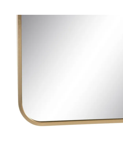 ESPEJO ORO ALUMINIO-CRISTAL DECORACIÓN 76 X 3 X 101 CM | Espejos |    MATERIAL ALUMINIO-CRISTAL  TEMPORADA CATÁLOGO  COLOR OR...