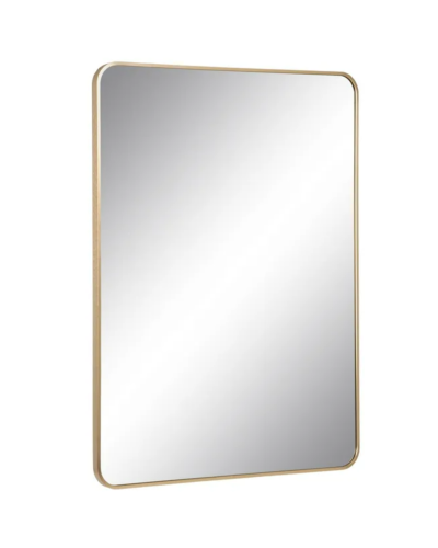 ESPEJO ORO ALUMINIO-CRISTAL DECORACIÓN 76 X 3 X 101 CM | Espejos |    MATERIAL ALUMINIO-CRISTAL  TEMPORADA CATÁLOGO  COLOR OR...