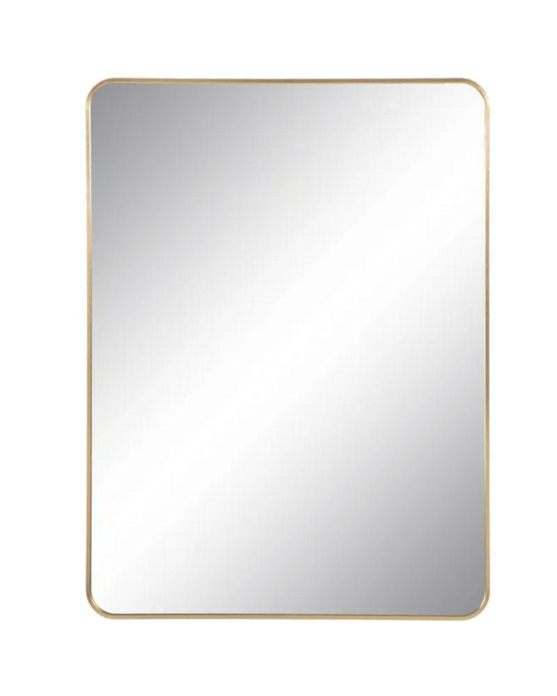 ESPEJO ORO ALUMINIO-CRISTAL DECORACIÓN 76 X 3 X 101 CM | Espejos |    MATERIAL ALUMINIO-CRISTAL  TEMPORADA CATÁLOGO  COLOR OR...