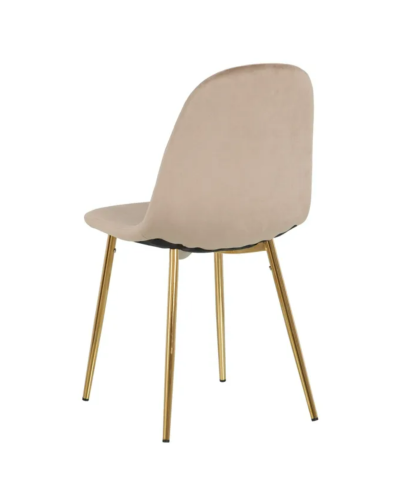 SILLA TERCIOPELO TAUPE SALÓN 45 X 47 X 84,50 CM | Sillas y Taburetes |    MATERIAL TEJIDO-METAL  MODELO TERCIOPELO  TEMPORADA...