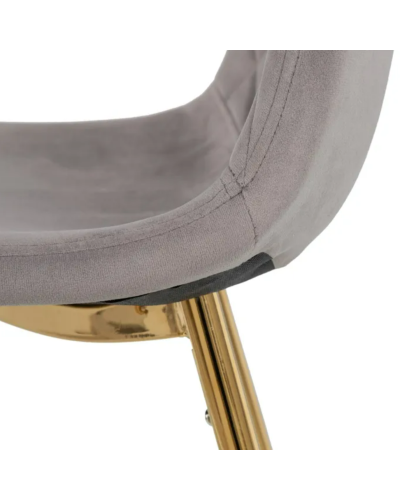 SILLA TERCIOPELO GRIS SALÓN 45 X 47 X 84,50 CM | Sillas y Taburetes |    MATERIAL TEJIDO-METAL  MODELO TERCIOPELO  TEMPORADA ...