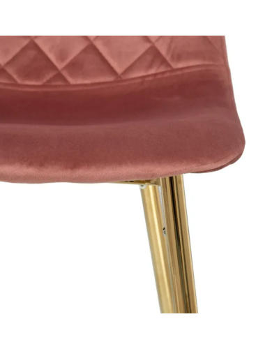 SILLA TERCIOPELO ROSA SALÓN 45 X 47 X 84,50 CM | Sillas y Taburetes |    MATERIAL TEJIDO-METAL  MODELO TERCIOPELO  TEMPORADA ...
