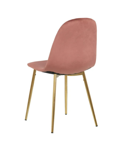 SILLA TERCIOPELO ROSA SALÓN 45 X 47 X 84,50 CM | Sillas y Taburetes |    MATERIAL TEJIDO-METAL  MODELO TERCIOPELO  TEMPORADA ...