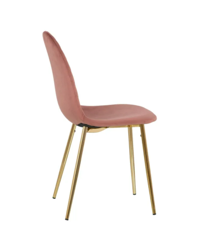 SILLA TERCIOPELO ROSA SALÓN 45 X 47 X 84,50 CM | Sillas y Taburetes |    MATERIAL TEJIDO-METAL  MODELO TERCIOPELO  TEMPORADA ...
