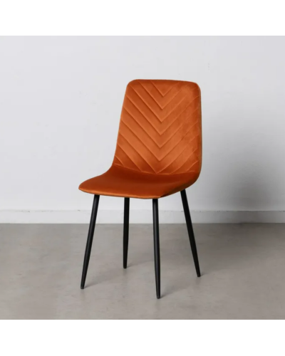SILLA NARANJA METAL SALÓN 45 X 51 X 88,50 CM | Sillas y Taburetes |    MATERIAL METAL  TEMPORADA CATÁLOGO  COLOR NARANJA  PIE...
