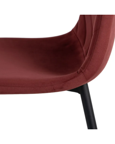 SILLA VINO METAL SALÓN 45 X 51 X 88,50 CM | Sillas y Taburetes |    MATERIAL METAL  TEMPORADA CATÁLOGO  COLOR VINO  PIEZA SIL...