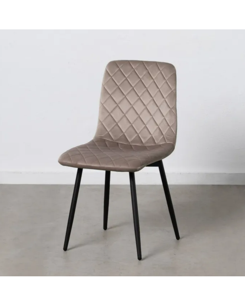 SILLA CHAMPÁN DM-METAL 44 X 55 X 86 CM | Sillas y Taburetes |    MATERIAL DM-METAL  TEMPORADA PROMO  COLOR CHAMPÁN  PIEZA SIL...