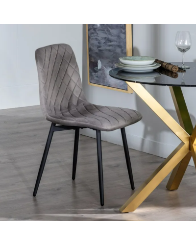 SILLA TAUPE DM-METAL 44 X 55 X 86 CM | Sillas y Taburetes |    MATERIAL DM-METAL  TEMPORADA PROMO  COLOR TAUPE  PIEZA SILLA  ...