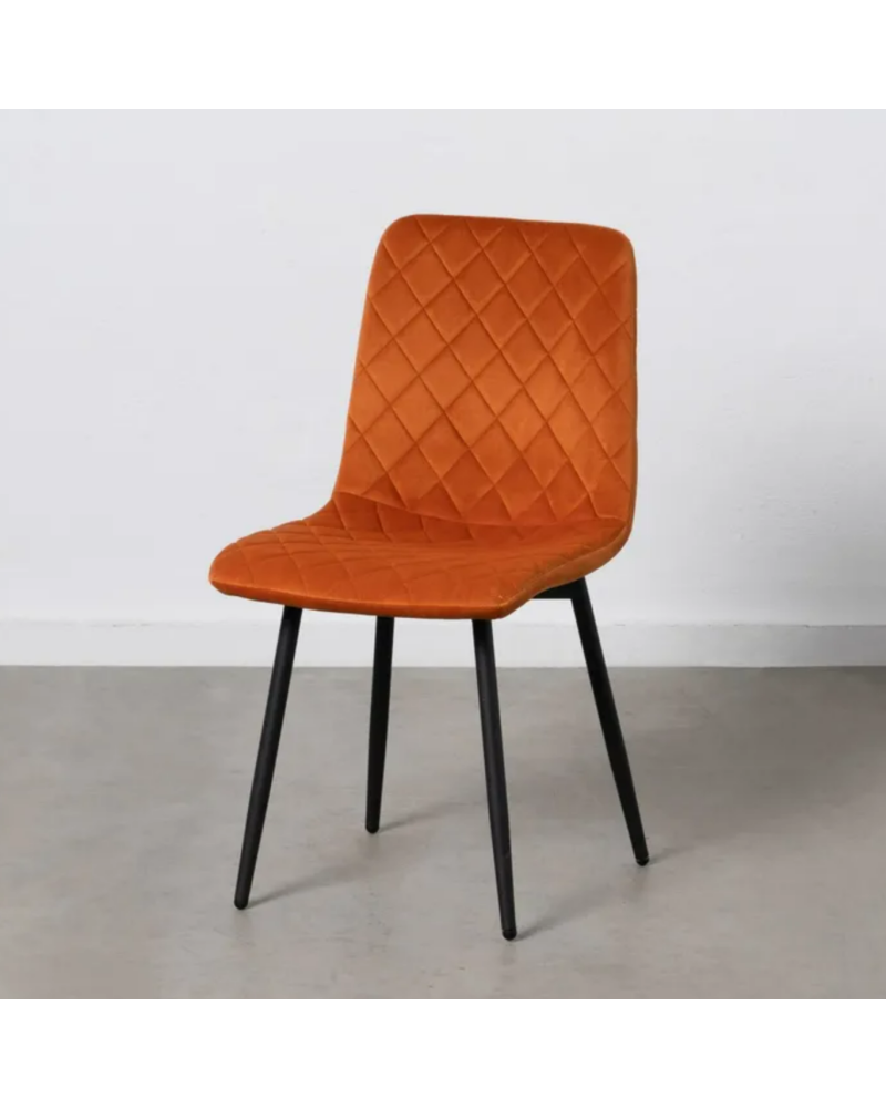 SILLA CALABAZA DM-METAL 44 X 55 X 86 CM | Sillas y Taburetes |    MATERIAL DM-METAL  TEMPORADA PROMO  COLOR CALABAZA  PIEZA S...