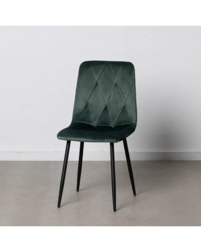 SILLA VERDE OSCURO METAL SALÓN 45 X 51 X 88,50 CM | Sillas y Taburetes |    MATERIAL METAL  TEMPORADA PROMO  COLOR VERDE OSCU...