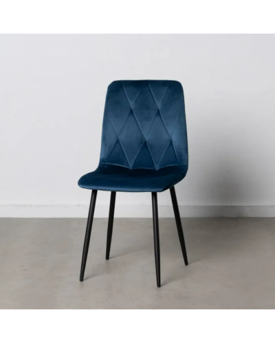 SILLA AZUL OSCURO METAL SALÓN 45 X 51 X 88,50 CM | Sillas y Taburetes |    MATERIAL METAL  TEMPORADA PROMO  COLOR AZUL OSCURO...
