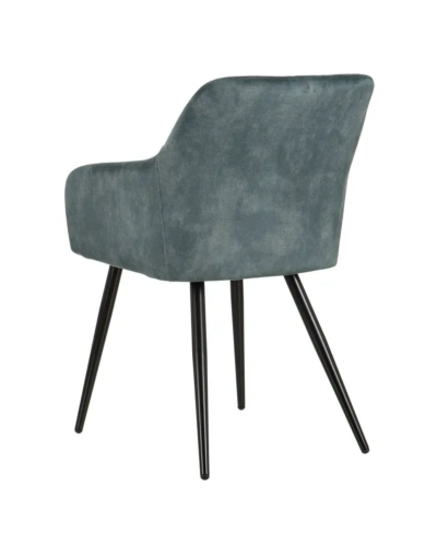 SILLA AZUL TEJIDO-METAL SALÓN 54 X 60 X 83 CM | Sillas y Taburetes |    MATERIAL TEJIDO-METAL  TEMPORADA CATÁLOGO  COLOR AZUL...