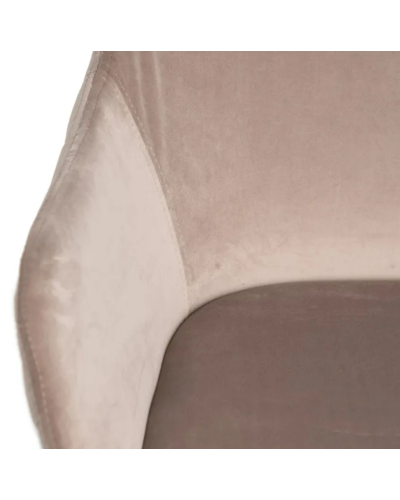 SILLA TAUPE TEJIDO-METAL SALÓN 57,50 X 53 X 84,50 CM | Sillas y Taburetes |    MATERIAL TEJIDO-METAL  TEMPORADA CATÁLOGO  COL...