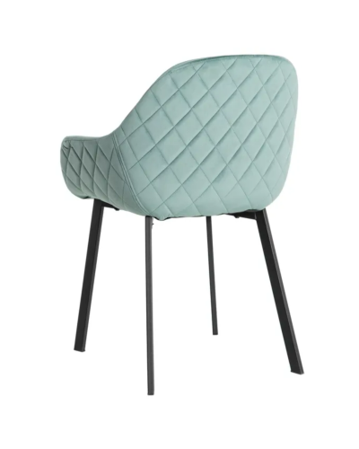 SILLA VERDE TEJIDO-METAL SALÓN 57,50 X 53 X 84,50 CM | Sillas y Taburetes |    MATERIAL TEJIDO-METAL  TEMPORADA CATÁLOGO  COL...