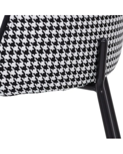 SILLA NEGRO TEJIDO-METAL SALÓN 54 X 50,50 X 79,50 CM | Sillas y Taburetes |    MATERIAL TEJIDO-METAL  TEMPORADA PROMO  COLOR ...